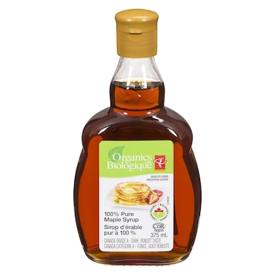 PC Organics 100% Pure Maple Syrup 375 ml, $3.33/100ml