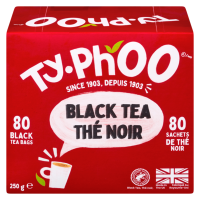 Typhoo Tea 80 ea, $0.08/1ea