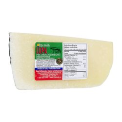 null Romano Lupa Italian, Quarter Wheel $5.79/100g $26.27/1lb