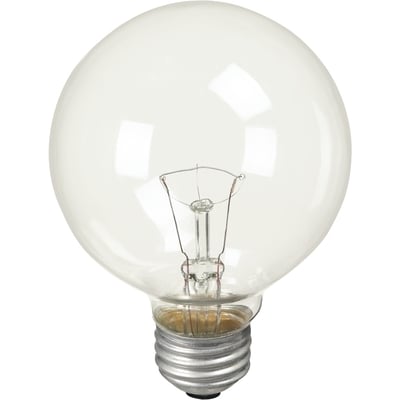 Ampoules rondes G25 de 40 W clair