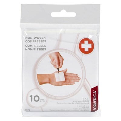 Formedica CompressesNon-Tissées 3072 10 Unités 10 ea, 0,12 $/1ch