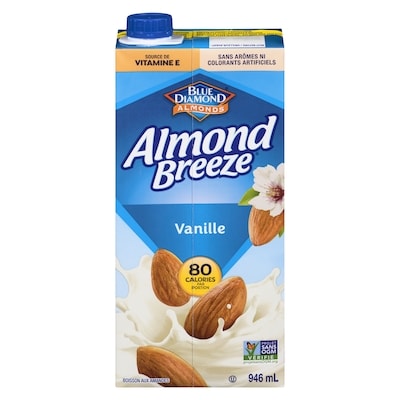 Blue Diamond Boisson aux amandes Almond Breeze vanille 946 ml, 0,32 $/100ml