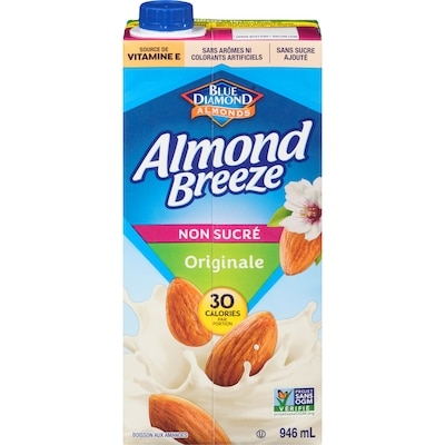 Blue Diamond Boisson naturelle aux amandes non sucrée 946 ml, 0,35 $/100ml