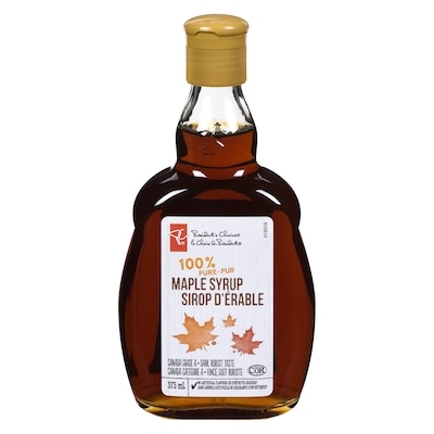le Choix du Président Sirop d’érable 100 % pur (foncé) 375 ml, 3,20 $/100ml
