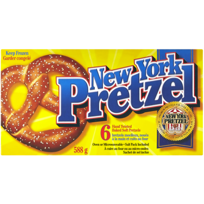 New York Kosher Baked Soft Pretzels 6x588.0 g, $0.16/100g
