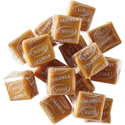 null Fudge au caramel 1,09 $/100g 10,90 $/1kg
