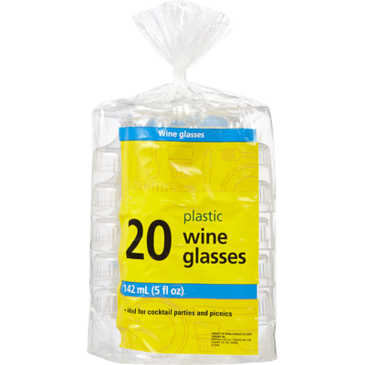 No Name Wine Glass 1 ea, $0.35/1ea