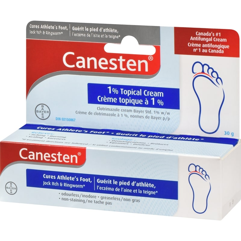 Antifungal 1% Topical Cream, Relieves Itching and Burning