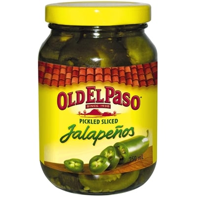 Old El Paso Jalapeños Tranchés Marinés 250 ml, 1,60 $/100ml