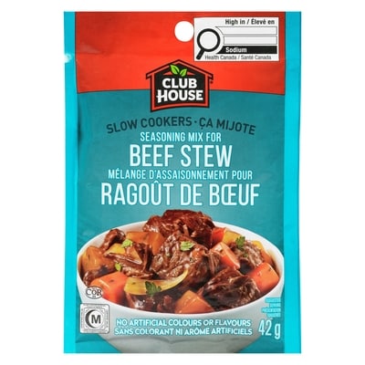 Club House Mélange D'Assaisonnement Pour Ragoût De Boeuf Ça Mijote 42 g, 5,93 $/100g