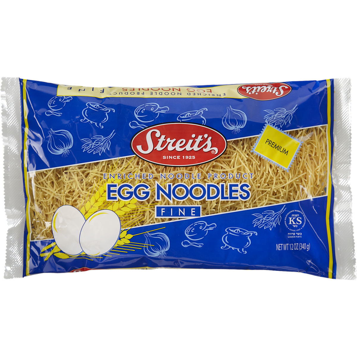 Streit's Kosher Egg Noodles, Fine 340 g, $1.76/100g