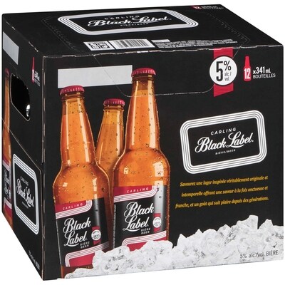Bière Black Label (Pièce d’identité requise au moment du ramassage)