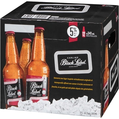 Bière Black Label (Pièce d’identité requise au moment du ramassage)