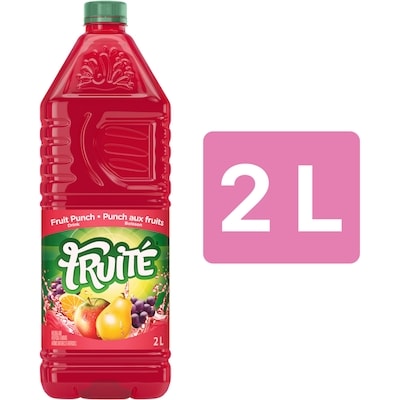 Fruité Boisson punch aux fruits 2 l, 0,18 $/100ml