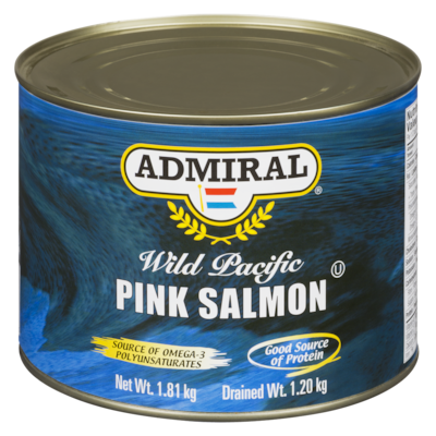 Admiral Wild Pacific Pink Salmon 1.81 kg, $1.55/100g