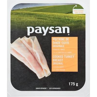 Paysan Turkey Breast, Shaved 175 g, $40.00/1kg $4.00/100g
