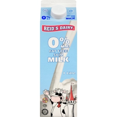 Reids Skim Milk 1 l, $0.39/100ml