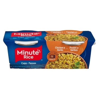 Minute Rice Riz prêt à servir poulet et fines herbes 250 g, 1,52 $/100g