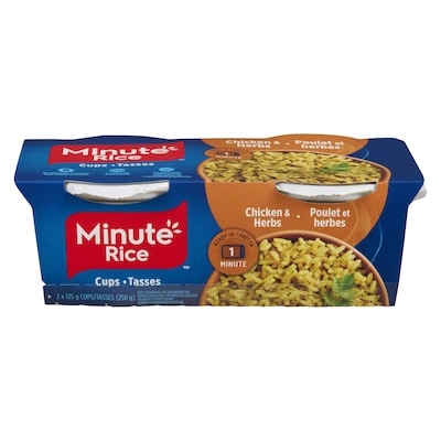 Minute Rice Riz prêt à servir poulet et fines herbes 250 g, 1,00 $/100g