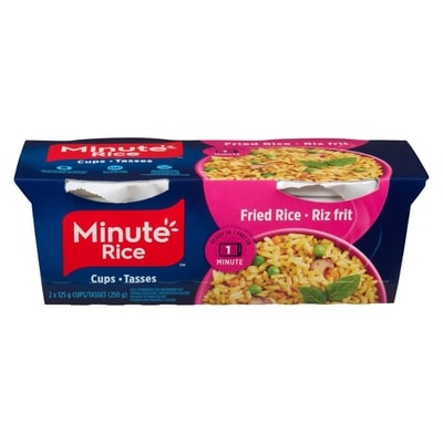 Minute Rice Riz entièrement cuit riz frit 2 tasses 250 g, 1,40 $/100g