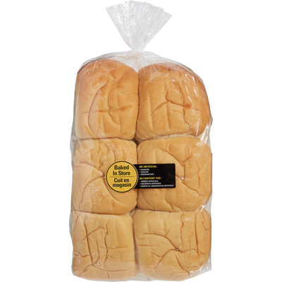 null Petits pains kaiser à l’italienne 595 g, 1,18 $/100g