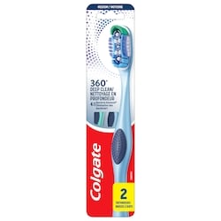 Colgate 360 Deep Clean Toothbrush, Medium, 2 Pack 2x1.0 ea, $6.00/1ea