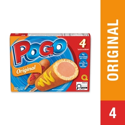Pogo Saucisses sur bâtonnet original 300 g, 2,33 $/100g
