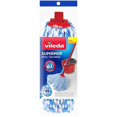 Vileda Recharge SuperMop en microfibres 1 ea, 11,99 $/1ch