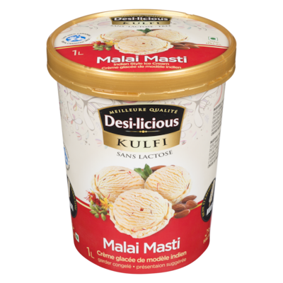 Gelda Crème glacée Kulfi Malai 1 l, 0,75 $/100ml