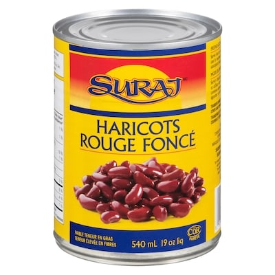 Suraj Haricots rouge foncé 540 ml, 0,33 $/100ml