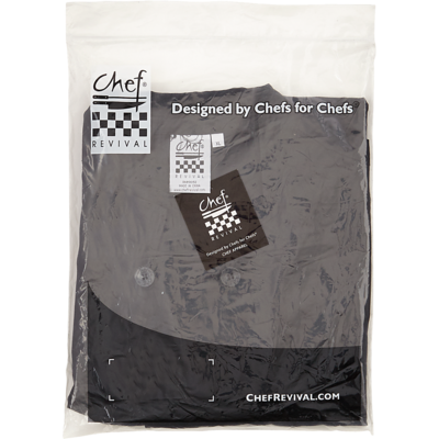 Chef Revival Black Chef Coat, XL 1 ea, $43.99/1ea