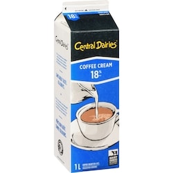Central Dairies 18% Coffee Cream - 1 l | Dominion Stores of