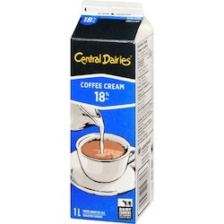 Central Dairies 18% Coffee Cream - 1 l | Dominion Stores of