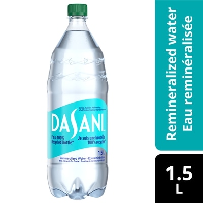 Dasani Water Bottle 1.5 l, $0.19/100ml