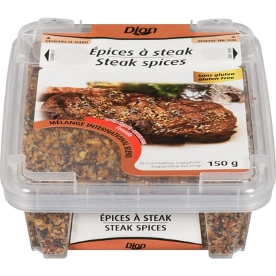 Dion Steak Spices, No Salt 150 g, $3.99/100g