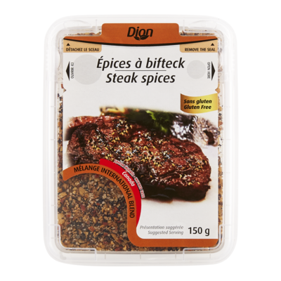 Dion Épices à steak, sans sel 150 g, 3,99 $/100g