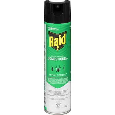 Raid Insecticide contre les insectes domestiques 1 ea, 12,00 $/1ch