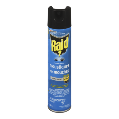 Raid Insecticide contre les moustiques et les mouches 1 ea, 12,00 $/1ch