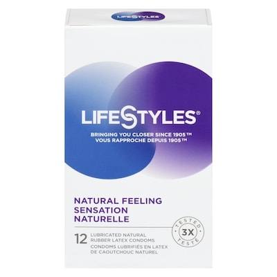 Lifestyles Condoms Natural Feeling 12 ea, 0,62 $/1ch
