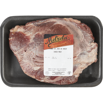 Continental Viande de joue de bœuf casher 56,20 $/1kg 25,50 $/1lb