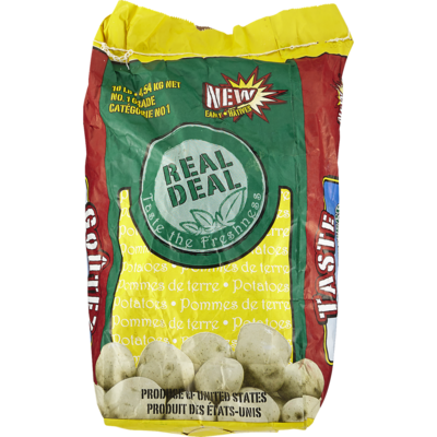 null White Potatoes, 10 lb Bag 4.536 kg, $0.20/100g