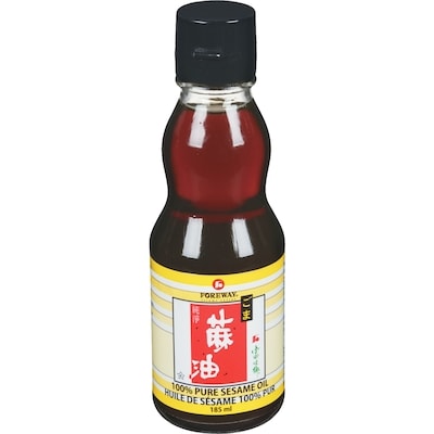 Foreway Pure Sesame Oil     185 ml, $2.05/100ml