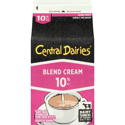 Central Dairies 10% Blend Cream 500 ml, $0.59/100ml
