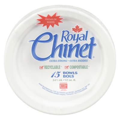 Royal Chinet Bols 12 oz 15 ea, 0,33 $/1ch