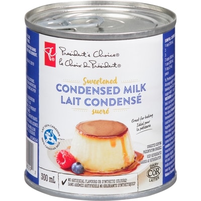 President's Choice Sweetened Condensed Milk 300 ml, $1.00/100ml
