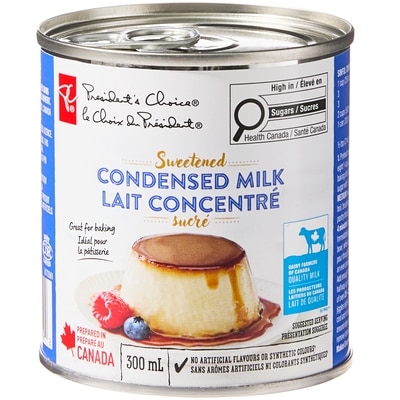 President's Choice Sweetened Condensed Milk 300 ml, $1.33/100ml