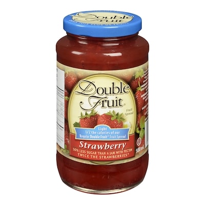 Smuckers Double Fruit Light Strawberry Fruit Spread 500 ml, $1.40/100ml