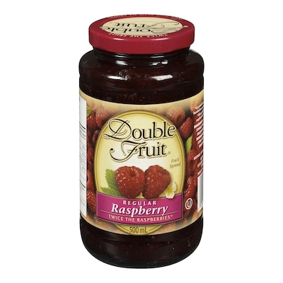 Smuckers Double Fruit Regular Raspberry Fruit Spread 500 ml, $1.46/100ml