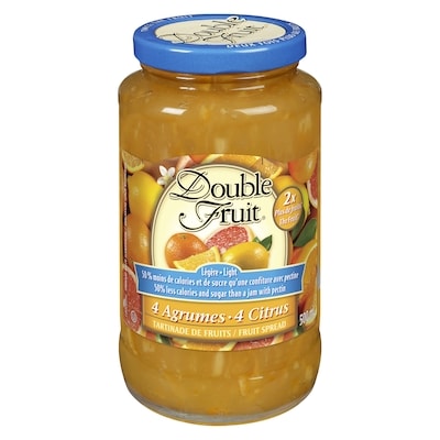 Smucker’s Fruit Légère tartinade 4 agrumes 500 ml, 1,30 $/100ml
