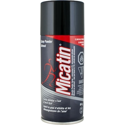 Micatin Spray Powder, Cures Athlete's Foot & Jock Itch 85 g, $15.28/100g